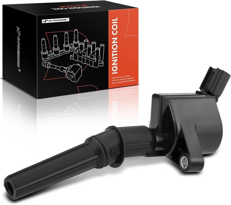 A-Premium Engine Ignition Coil Pack DG-508 Replacement for Ford F-150 F-250 F-350 Crown Victoria E-150 E-250 E-350 Econoline Lincoln Navigator Town Car Mercury Grand Marquis Mountaineer - Image 1