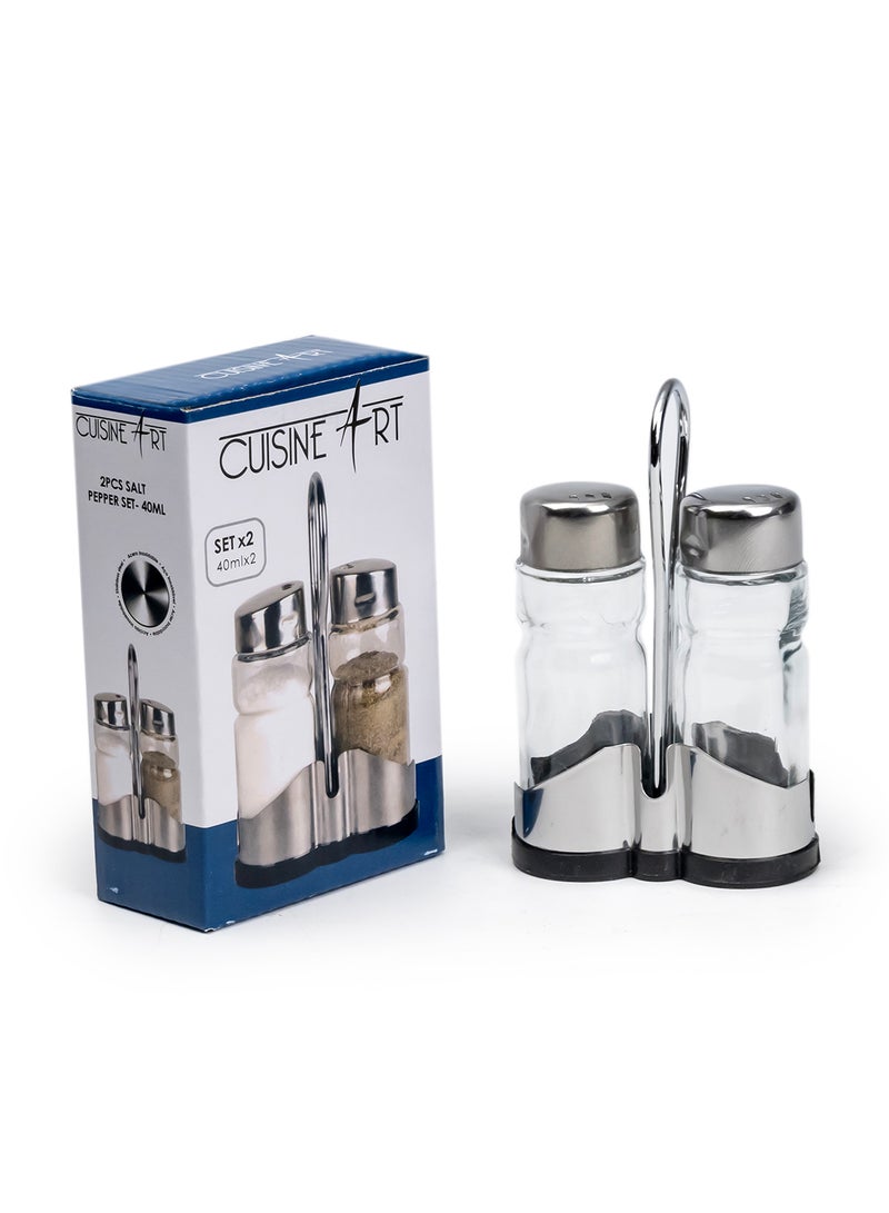 كويزين أرت طقم ملاحة زجاج وستانلس ستيل - 40 مل - Image 4