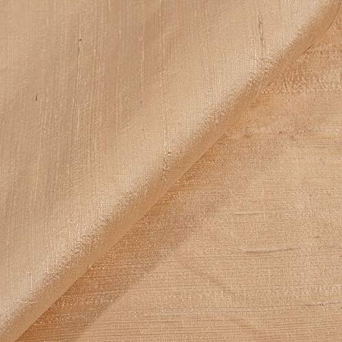 Bini Fabrics Banglori Raw Silk 45 Width Banglori Raw Silk Fabric Beige Can Be Used for Dresses Crafting Ect 2 Meter - Image 2