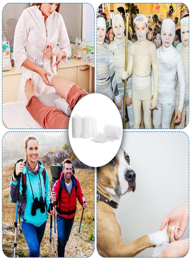 Nuogo 60 لفة من شاش مرن طبي 2 بوصة × 4 ياردات لاصق مرن قابل للتمدد ضمادة شاش قابلة للتنفس للعناية بالجروح - Image 5