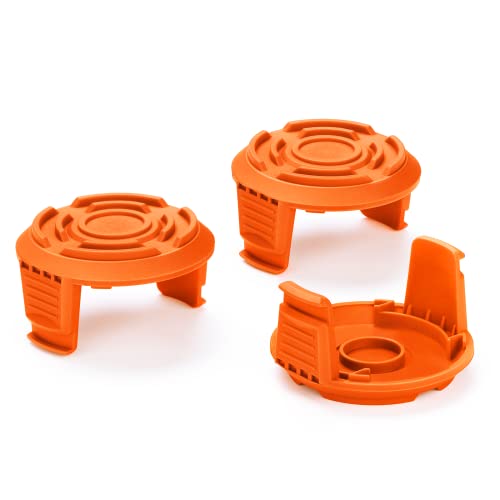 YWTESCH Spool Cap Cover for Worx,Trimmer Replacement Spool Cap Covers for Worx,Suitable for Worx Weed Eater (3 Pack) - Image 1