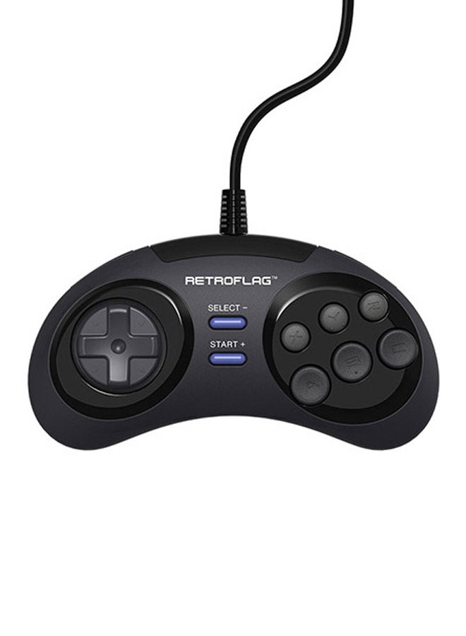 جهاز تحكم سلكي خاص بالألعاب مزود بمنفذ USB لأجهزة راسبيري باي 3 B+ أسود - Image 1