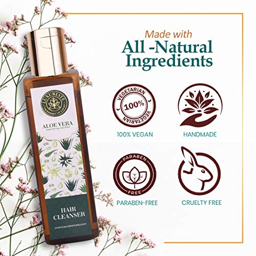 LUXURIATE Aloe Vera Hair Cleanser Shampoo for Men and Women | Anti Hair Fall and Anti Dandruff Shampoo - 200 ml - Image 4