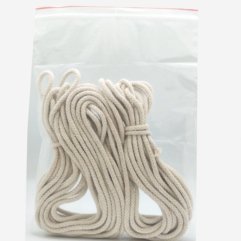 FQTANJU 50 Feet Roll 14 Inches Round Diameter Cotton Kerosene Oil Lamp Wicks Burner