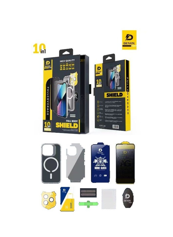 Devon - iPhone 11 Pro Protection (Lock) MagSafe Package 10in1 from Devon The most powerful complete protection for your phone ever - Image 1