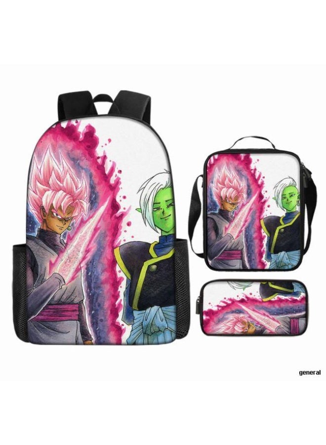 عام حقيبة الظهر المطبوعة الشائعة - مجموعة حقيبة الظهر المكونة من ثلاث قطع (يمكن استخدامها للطلاب والأطفال والأصدقاء للنزهات وتسلق الجبال وما إلى ذلك) - 48 - Image 1