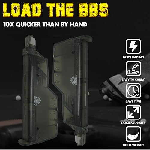 Arsuk Airsoft Speed Loader 6mm with Adapter – 155 Rounds - Speed Reloader 6mm for BBS – Fast Reloading Tool for Airsoft Gun Accessories - Image 5