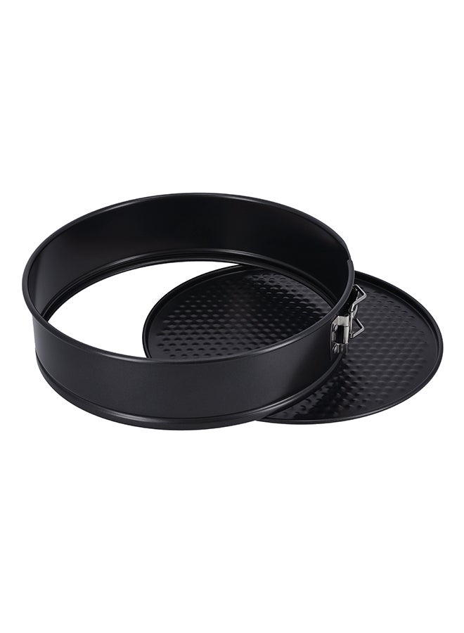 Royalford Set of 3 Heart Round And Square Non-Stick Spring Form Round Cake Baking Tray and Bakeware, Loose Bottom Cake Tin Set. Heart-shaped - 24 x 24 x 6.8 cm; Square Tin Pan 28 x 28 x 6.8 cm And Round Tin Pan 26 x 26 x 6.8 cm Black - Image 4