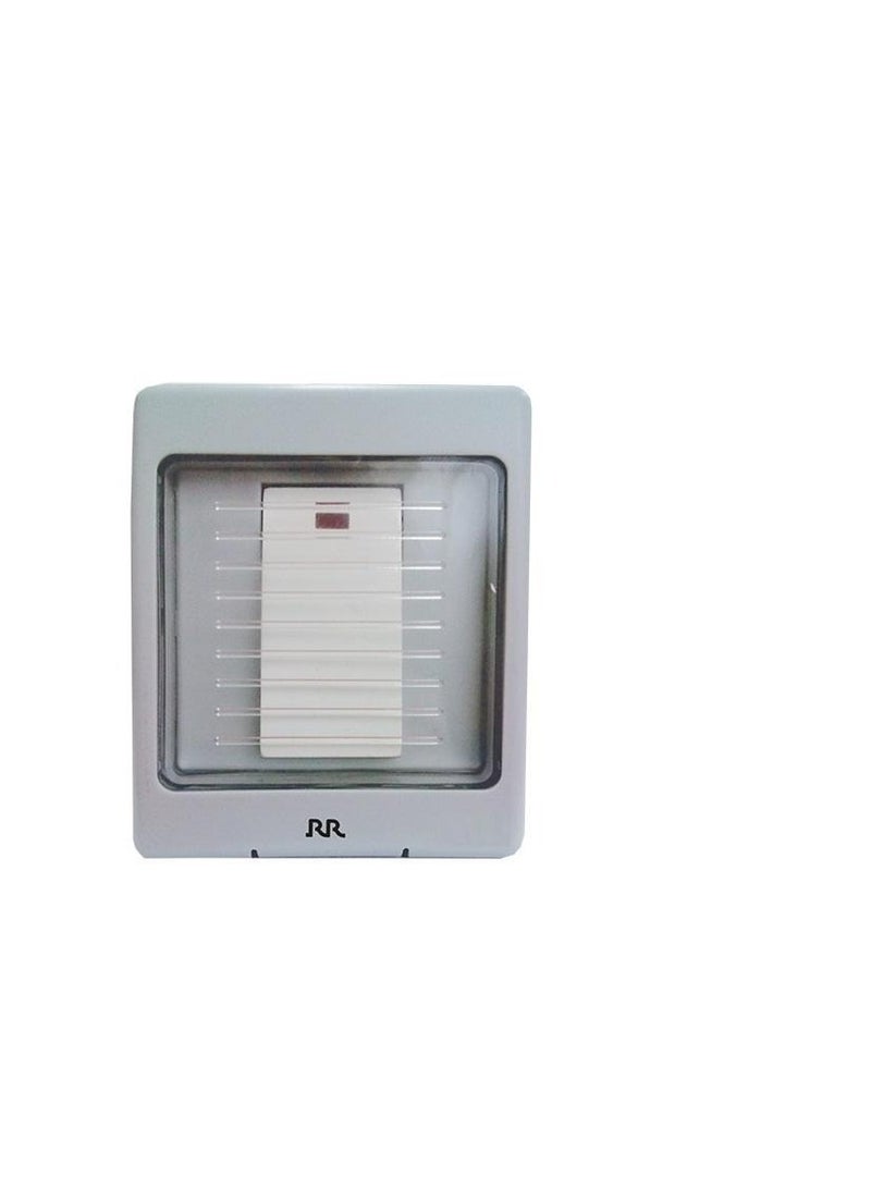 RR 20A Dp 1 Gang Switch With Neon Water Proof Ip55 Wp1012
