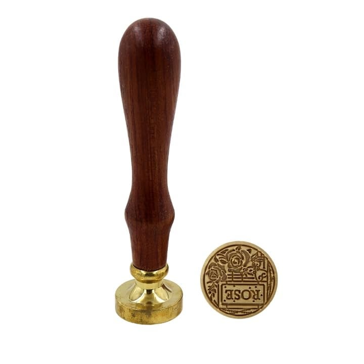 Ditya Crafts Wax Seal Beads Wax Sealing Beads for Letter Sealing Wax Stamp Sealing Sealing Wax Beads for Cards Envelopes and Invitations Rose with Letter