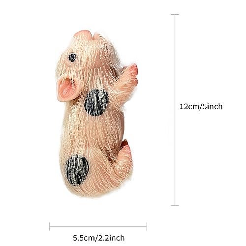 OtardDolls Lifelike Reborn Pig Dolls 5 Inch Soft Realistic Newborn Cute Pig Dolls with Toy Accessories for Birthday Christmas - Image 5