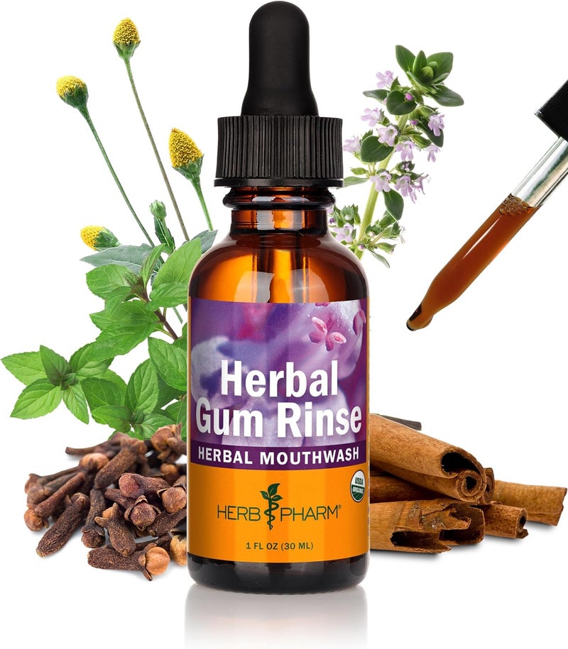 Herb Pharm Gum Guardian Herbal Mouthwash for Healthy Mouth and Gums - 1 Ounce - Image 1