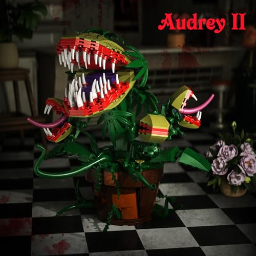 Millionspring Piranha Plant Audrey II 2 Building Blocks Set Toys Kit Horrors Flower Shop Decoration Valentine Gift for Tv Film Fans Families Friends 12 On Halloween Birthday Christmas - Image 5