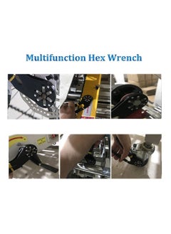 REMANG REMANG Adjustable Universal Hexagon Wrench with NonSlip Handle Torque Spanner Can Hold the Outer Hexagon 6 inch Carbon Steel Hex Wrench Hand Tool  - Image 4