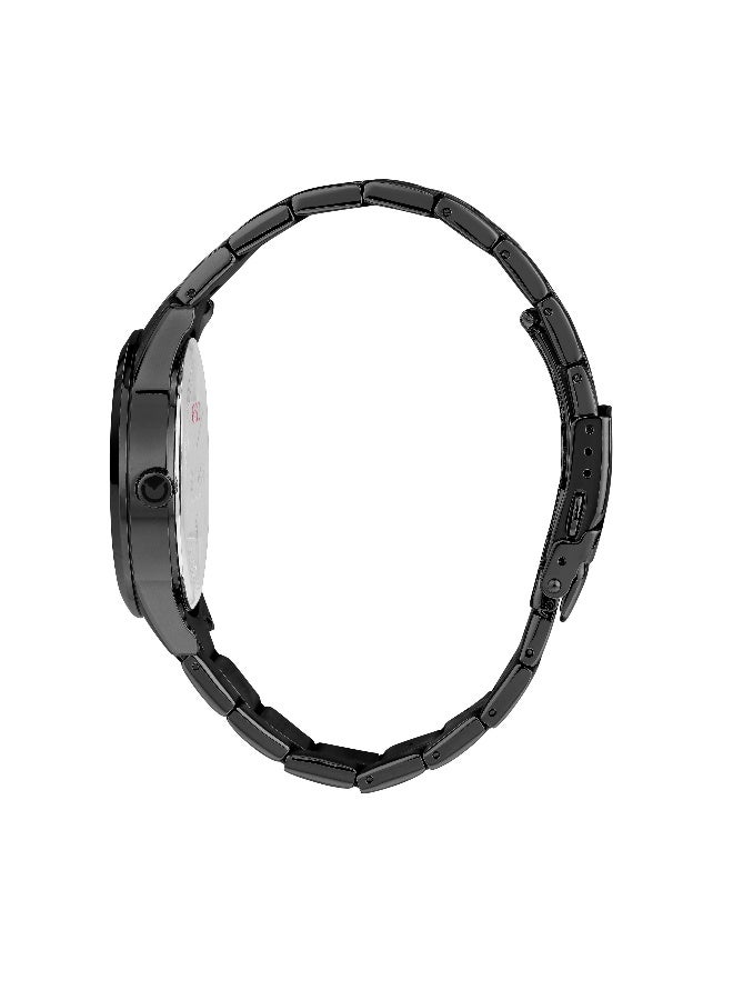 Sector Men's Black Round Analog Dial with Black Metal Band Watch - 41mm - R3253517027 - Image 3