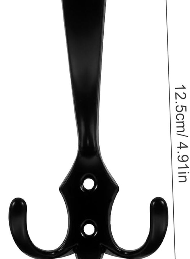 Heavy Duty Zinc Alloy Wall Mount Hooks 6 Pack Rustic Bathroom Home Hanging Strong Bearing Capacity - Image 3