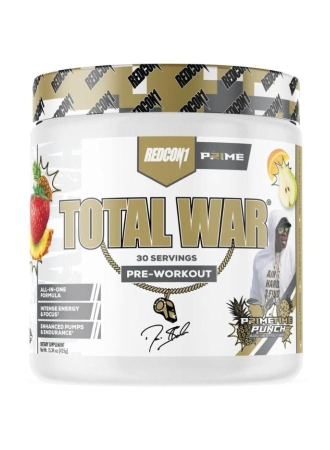 Total War Pre -Workout, Prime Punch  Flavour, 30 Servings