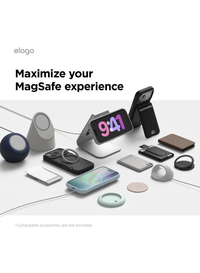 Elago Magnetic Armor Ring Stand for iPhone 17 PRO MagSafe Case Cover [MagSafe compatible] - Black - Image 5
