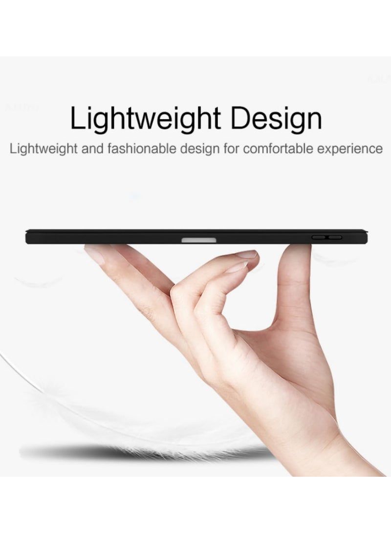 For Xiaomi Pad 6 Case 11 Inch Acrylic PU Leather Cover with 360 Rotation Stand for Xiaomi Mi Pad 6 Pro 2023 Shockproof Scratch Resistant Auto Sleep Wake Protective Funda Black - Image 3