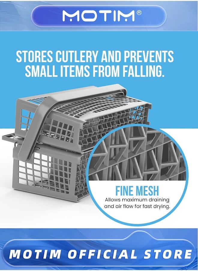 Motim Dishwasher Silverware Basket-Utensil Cutlery Holder for Knives and Forks-Compact Rack for Dishwashers  - Image 4