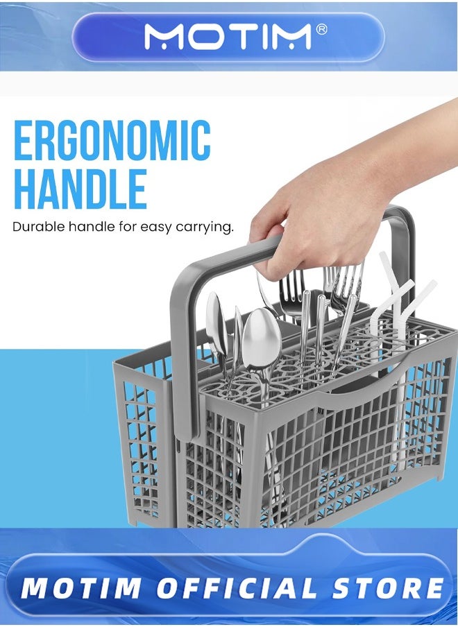 Motim Dishwasher Silverware Basket-Utensil Cutlery Holder for Knives and Forks-Compact Rack for Dishwashers  - Image 3