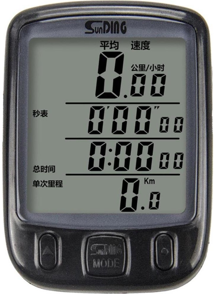 SunDING SD563 Bicycle Km Speedometer Meter Waterproof LCD  - Image 5