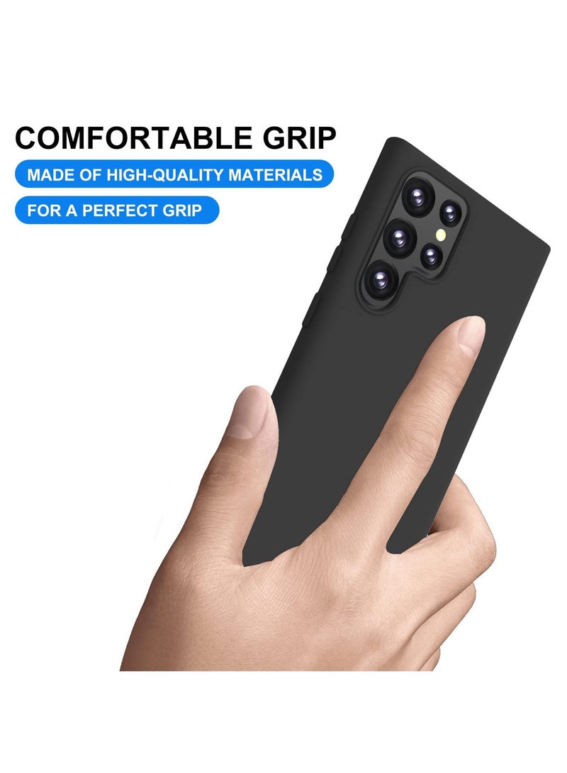 BORTONY Galaxy S22 Ultra Liqiud Silicone Case Silky Smooth Slim Full-Body Protective Silicone Case Cover For Samsung Galaxy S22 Ultra - Image 3