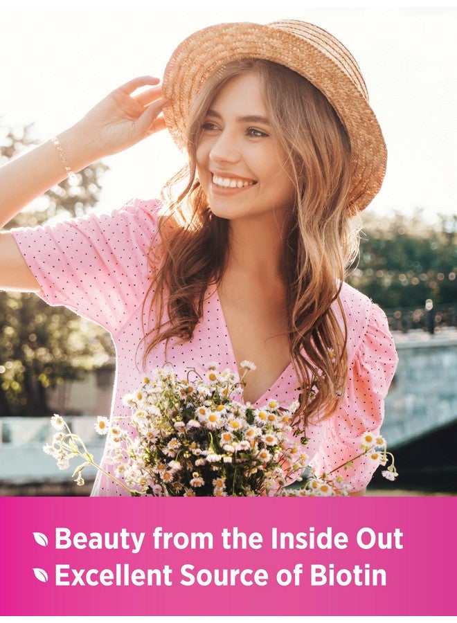 Nature's Truth فيتامينات الشعر والبشرة والأظافر من ناتشرز تروث | 5000 ميكروغرام | 250 كبسولة لينة | تشمل الكولاجين والبيوتين وزيت جوز الهند | مكمل غير معدل وراثيًا وخالي من الغلوتين للنساء والرجال - Image 4