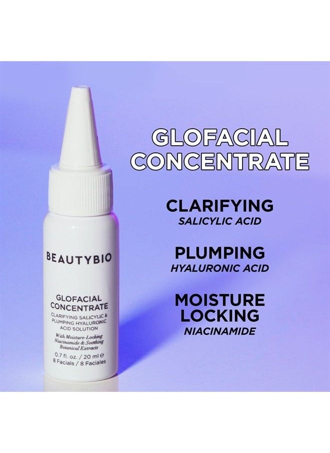 BeautyBio - GLOfacial Hydro-Infusion Deep Pore Cleansing + Blue LED Clarifying Tool - Image 1
