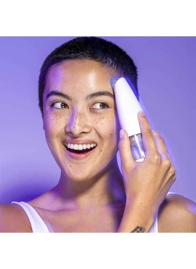 BeautyBio - GLOfacial Hydro-Infusion Deep Pore Cleansing + Blue LED Clarifying Tool - Image 1
