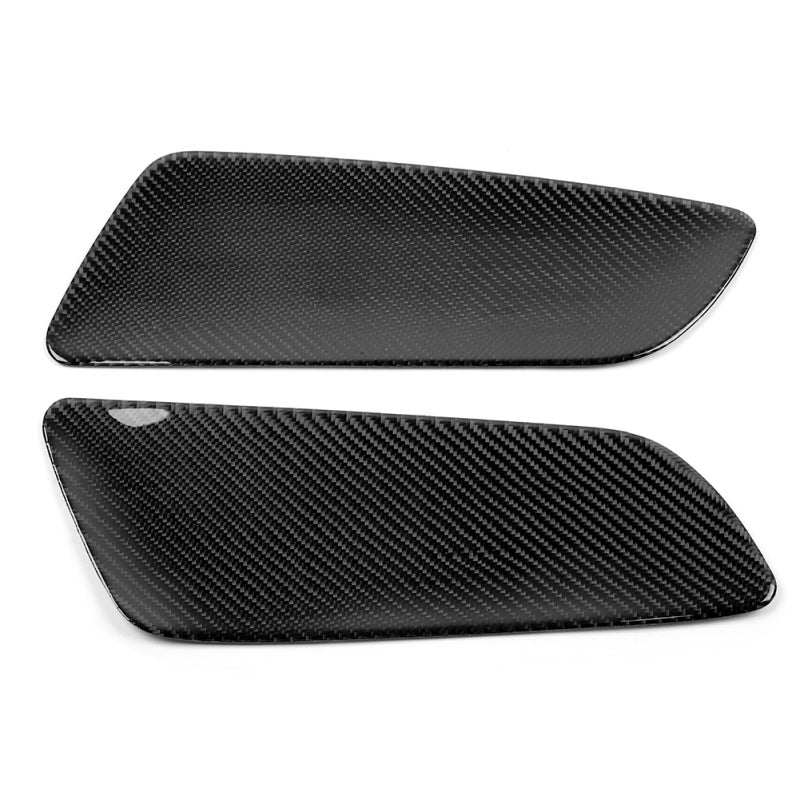 Car Door Panel Trim: High-Quality Carbon Fiber Material, Reusable Paste, Colorfast Durable - Exquisite Surface Fit Car Door Panel Interior for Ford Mustang 2015-2019 Car Decoration - Image 1