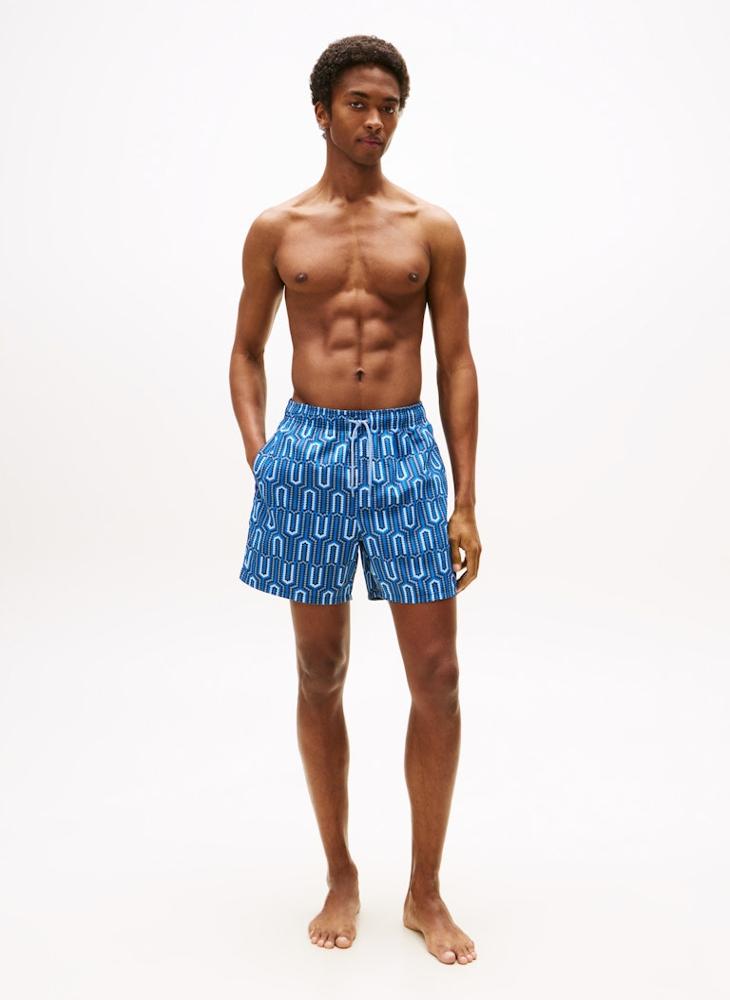 تومي هيلفيغر شورت مطبوع برباط متوسط - Image 4