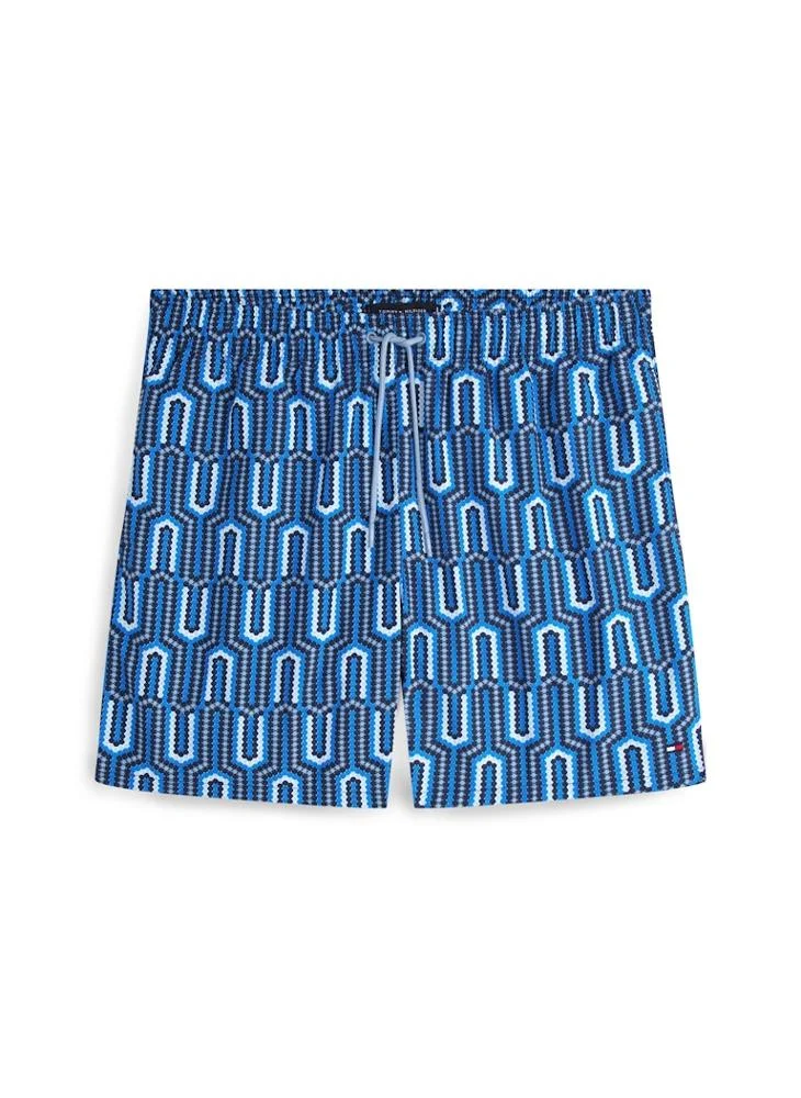 TOMMY HILFIGER Print Mid Length Swim Shorts