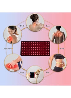 General Red light therapy belt device for body pain lumbar, infrared wearable pads deep therapy wrapped with timer, best gift for women  - Image 3