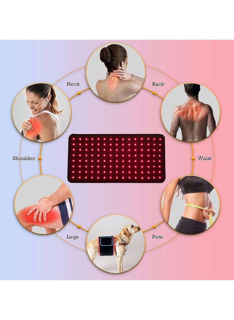 general Red light therapy belt device for body pain lumbar, infrared wearable pads deep therapy wrapped with timer, best gift for women - Image 3