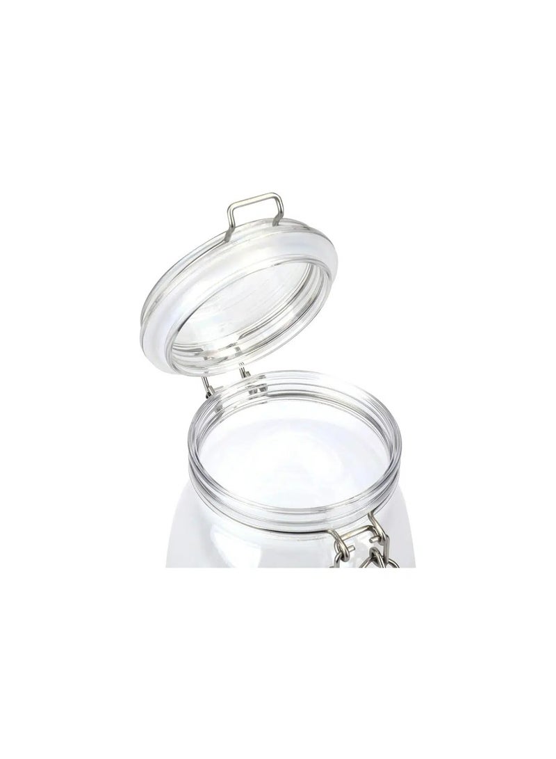 Round Clip Top Glass Jar 1.5 Liter - Image 4