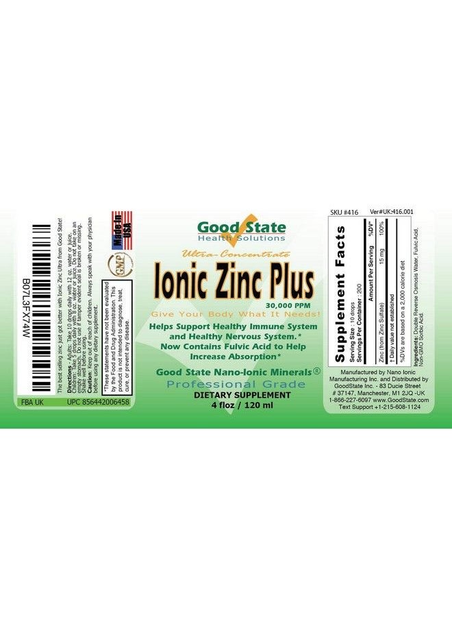 Liquid Ionic Zinc Plus Ultra Concentrate (10 Drops Equal 15 Mg 200 Servings Per Bottle) - pzsku/ZC090EA2BA3A8CA56F836Z/45/_/1690365139/0feb0d1f-fe06-4111-a67c-bf53ea234e64