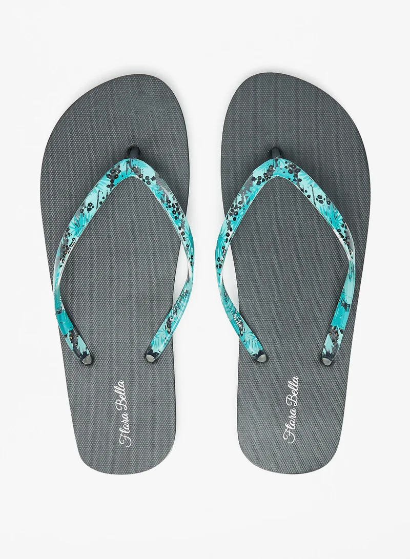 فلورا بيلا من شو إكسبرس Womens Printed Flip Flops