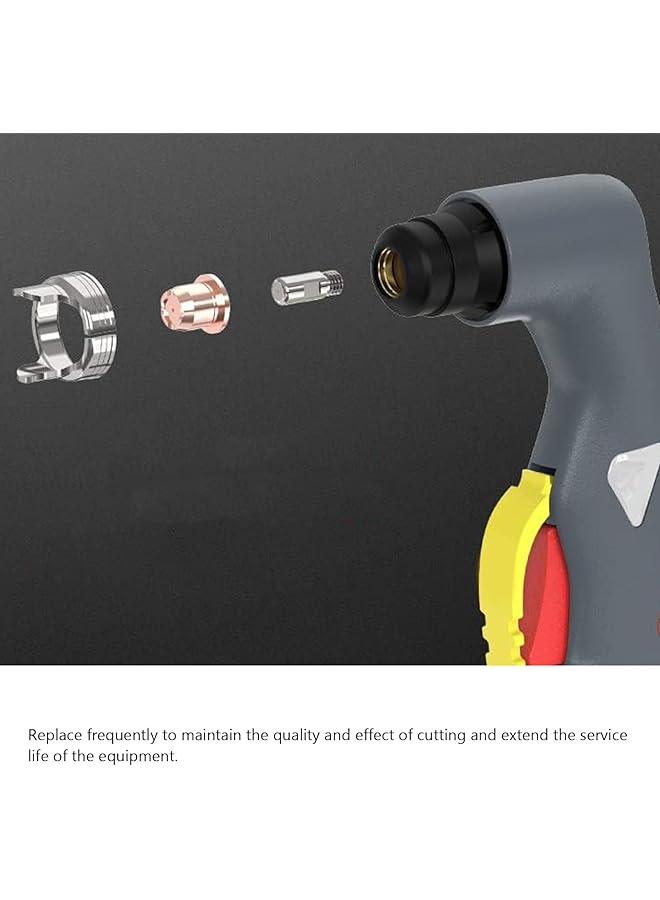 إيروريكس طقم أقطاب طرفية Ipt40 مكون من 24 قطعة، طقم غطاء فوهة أقطاب طرفية لقاطع البلازما لقص 55Ds وPro Cut 65Ds، مصنوع من سبائك الزنك والنحاس والفولاذ المقاوم للصدأ - Image 2