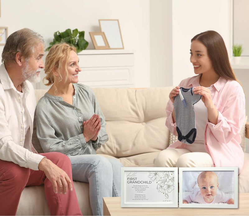 The Grandparent Gift Co. First Grandchild Gift for New Grandparents - Poetry Frame (White) - Image 5