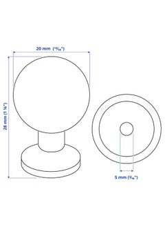 erorex Knob, black, 20 mm  - Image 5