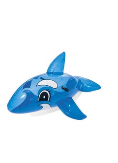 Bestway Transparent Whale Rider - Fun Inflatable Pool Float for Kids and Adults, Durable Ride-On Water Toy  - Image 1