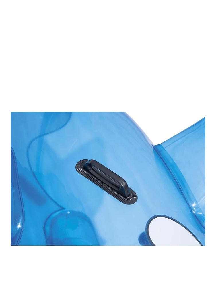 Bestway Transparent Whale Rider - Fun Inflatable Pool Float for Kids and Adults, Durable Ride-On Water Toy - Image 4