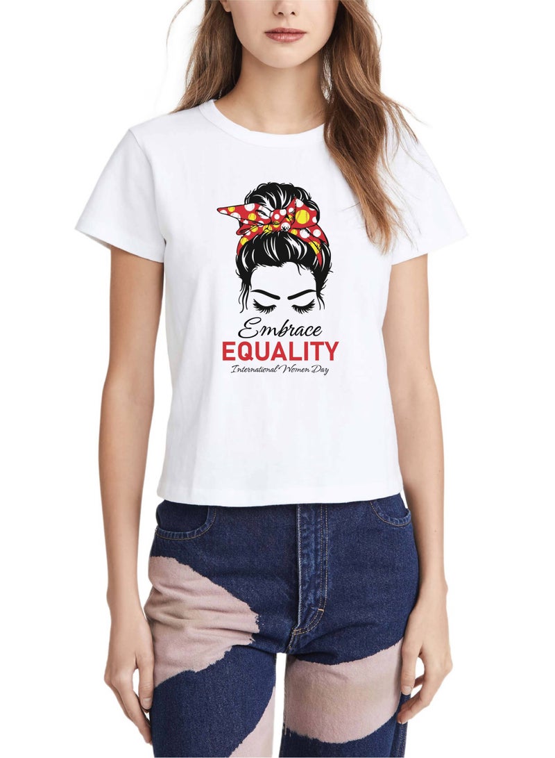PRINTSHOP4ME International Womens Day Tshirt showing Women Empowerment Design 7 - Image 1