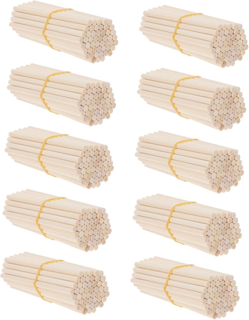 500 Pcs Wooden Ice Cream Sticks for DIY Crafts Ice Pop Making Supplies Natural Craft Sticks for Boys and Girls Projects and Summer Treats - Image 1