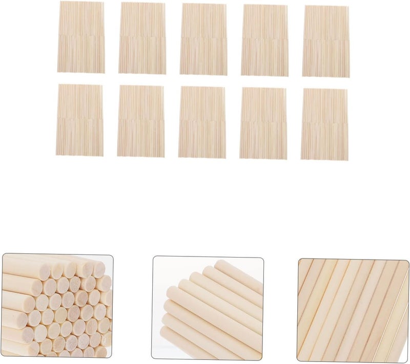 500 Pcs Wooden Ice Cream Sticks for DIY Crafts Ice Pop Making Supplies Natural Craft Sticks for Boys and Girls Projects and Summer Treats - Image 5