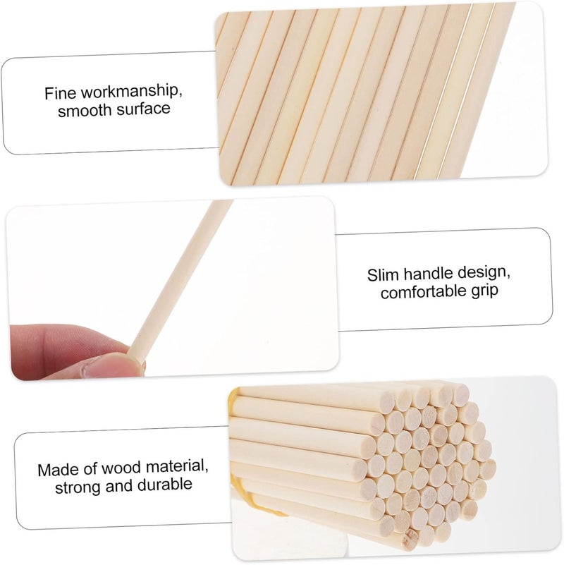 500 Pcs Wooden Ice Cream Sticks for DIY Crafts Ice Pop Making Supplies Natural Craft Sticks for Boys and Girls Projects and Summer Treats - Image 4