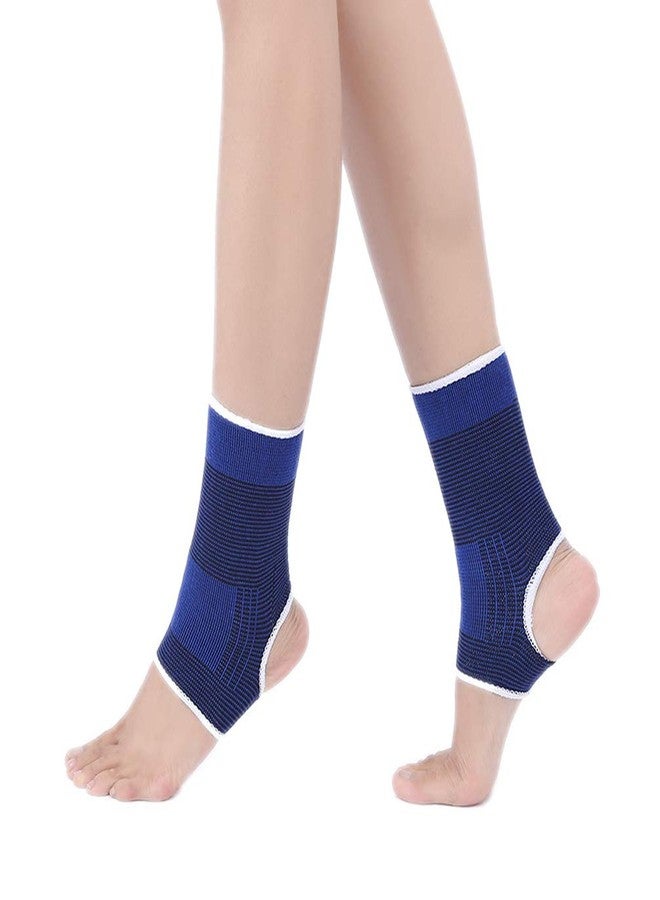 Luwint kid Compression Ankle Brace - Knitted Ankle Sleeve Sock Support for Sprains Arthritis Tendonitis Running Fitness, 1 Pair - Image 1