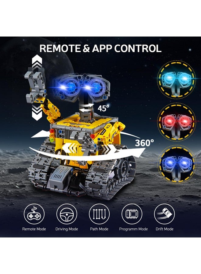 Sillbird Stem Building Toys 4In1 Remote & App Controlled Creator Wall Robot Toys Set Creative Gifts For Boys Girls Kids Aged 6 7 812 New 2023 (560 Pieces) - Image 3