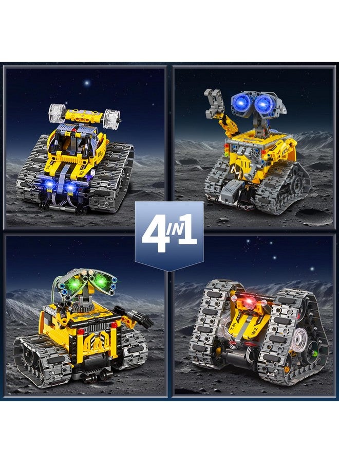 Sillbird Stem Building Toys 4In1 Remote & App Controlled Creator Wall Robot Toys Set Creative Gifts For Boys Girls Kids Aged 6 7 812 New 2023 (560 Pieces) - Image 4